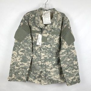 NWT Army Combat Uniform Coat Digital Camouflage Insect Repellent Apparel ACU 39R